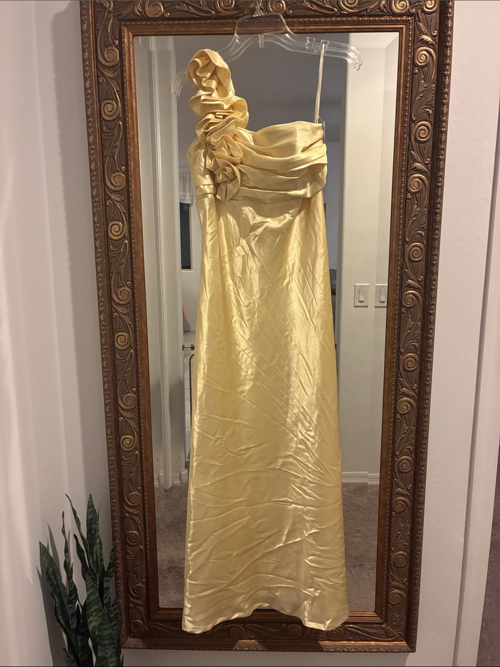 NWT VTG Gunne Sax Jessica McClintock yellow gown